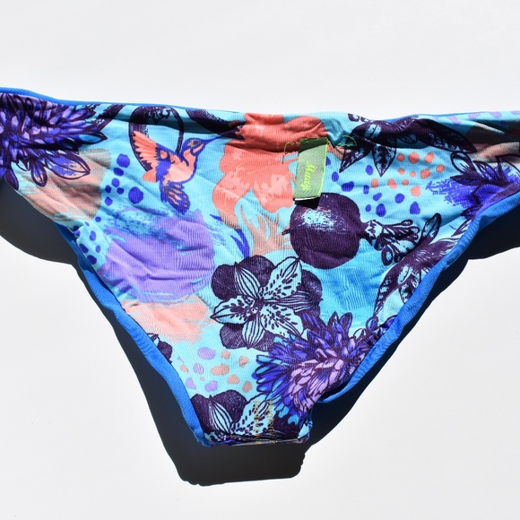 Maaji L Cerulean Bauhaus Cheeky Reversible Bottom - Picture 4 of 7